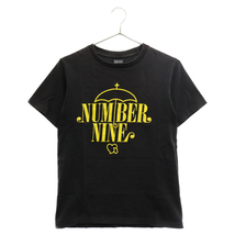 NUMBER (N)INE ナンバーナイン 05SS アーカイブ NIGHT CRAWLER期 アンブレラプリント半袖Tシャツ ブラック_画像1