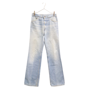 Levi's リーバイス 80S VINTAGE ヴィンテージ デザインバックポケット ブーツカット デニムパンツ ボタン裏 インディゴ 22520