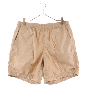 ザノースフェイス PURPLE LABEL BEAMS別注 Nylon Logo Shorts パープルレーベル ナイロンロゴショーツ ベージュ ビームス NT4203N