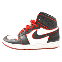 NIKE ナイキ AIR JORDAN1 HIGH OG Blood Line 555088-062 エアジョーダン1 ハイカットスニーカー ブラッドライン US9/27cm ブラック/レッド_画像1