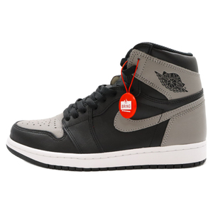 NIKE ナイキ AIR JORDAN1 RETRO HIGH OG SHADOW エアジョーダン1 レトロ ハイカットスニーカー シャドー グレー/ブラック 555088-013 US8