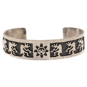 INDIANJEWELRY Indian jewelry ho pima Leica sun phase silver bracele 