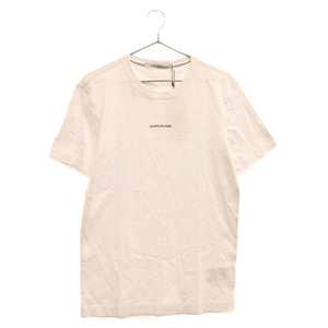 Calvin Klein Jeans カルバンクラインジーンズ ロゴプリント半袖カットソー Tシャツ ホワイト