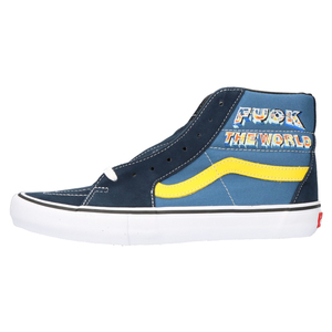 SUPREME シュプリーム 19AW×VANS SK8‐HI PRO バンズ ハイカットスニーカー ネイビー US9 VN0A45JDSY2