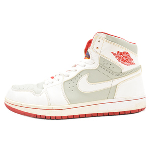 NIKE ナイキ 719551-123 Air Jordan 1 Mid WB White/Gray/Red エアジョーダン1 ミッドカットスニーカー ワーナーブラザーズ 26.5cm