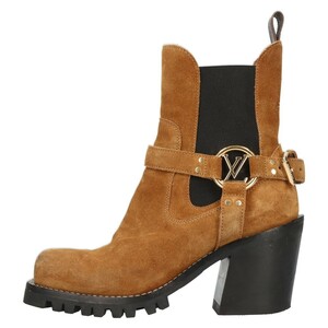 LOUIS VUITTON ルイヴィトン 19AW suede ankle boots スエードアンクルブーツ MA0149 ブラウン