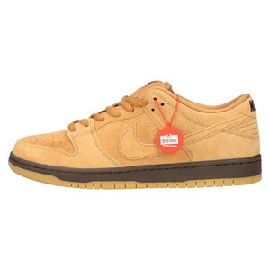 NIKE SB ナイキエスビー SB DUNK LOW PRO Wheat BQ6817‐204 SB ダンク ロー プロ ウィート スニーカー US10/28cm ブラウン