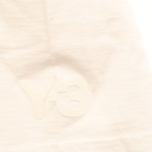 Y-3 ワイスリー 22SS M CH1 SS TEE CF STRIPES ロゴ プリント ストライプ 半袖 カットソー Tシャツ ホワイト HG6096_画像4