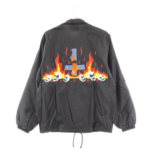 WACKO MARIA ワコマリア 24SS NECKFACE / COACH JACKET ネックフェイス コーチジャケット ブラック