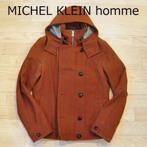 【MICHEL KLEIN homme】ピーコート【フード付き】