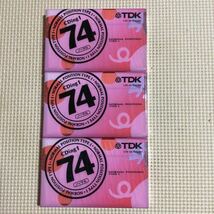 TDK CDing 1 74 ノーマルポジション　カセットテープ3本セット【未開封新品】■■_画像1