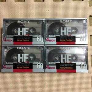 SONY HF 60 4パックx4 ポジション カセットテープ16本セット【未開封新品】★