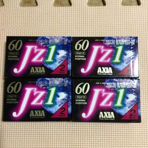 AXIA J'Z 1 60 2パックx4 ノーマルポジション カセットテープ8本セット【未開封新品】★