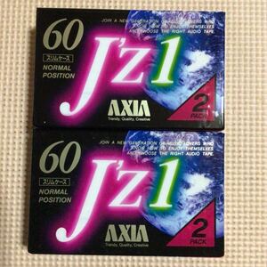 AXIA J'Z1 60 2パックx2 ノーマルポジション カセットテープ4本セット【未開封新品】★