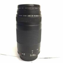 『レンズ』Canon：キヤノン『ULTRASONIC：ウルトラソニック：ZOOM LENS EF 75-300mm 1:4-5.6 Ⅱ』動作未確認・ジャンク扱い レトロ 年代物 _画像1