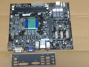 マザーボード ECS H61H2-M5 V1.0 動作品、Win-Home認証、ジャンク扱い、６０サイズ