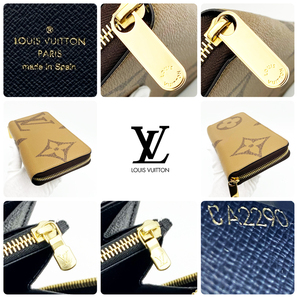 【最高峰品】ルイヴィトン LOUIS VUITTON モノグラム・ジャイアント リバース ジッピーウォレット M69353 ICチップ RFID 送料無料 送料込みの画像8