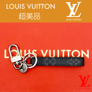 【超美品】ルイヴィトン LOUIS VUITTON モノグラム・エクリプス キーホルダー・ドラゴンヌ M61950 キーリング 送料無料 送料込み