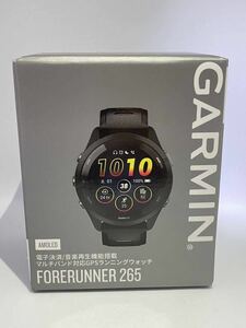 新品未開封★購入証明用納品書付★GARMIN FORERUNNER 265 黒