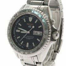 1円スタート SEIKO セイコー LANDMASTER ランドマスター 5M23-6A20 AGS デイデイト メンズ 腕時計 シルバー ラウンドフェイス 現状不動_画像2