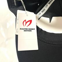 新品KN057【メンズ/男女兼用/フリーサイズ】黒 MASTER BUNNY EDITION マスターバニーエディション キャップ ゴルフ　_画像8