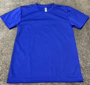 *[ same time successful bid . postage profit ] speed . T-shirt blue 150 size ventilation sport *