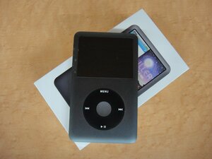 61153KT Apple iPod classic 160GB MC297J/A ブラック A1238 シリコンケース付き