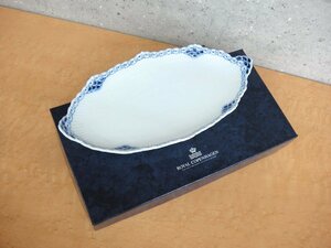 61312RT 未使用 ロイヤル コペンハーゲン プリンセス ピックルディッシュ 24.5cm オーバルプレート ROYAL COPENHAGEN 箱付