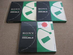 ■SONY 3点まとめて オープンリールテープ ? SUPER200 DOUBLE MAGNETIC SOUND RECORDING TAPE■長期保管 中古