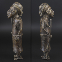 [OTA] アフリカ 銅人物像（古玉・古玩・骨董）_画像3