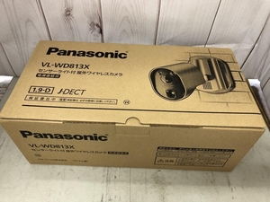 004★未使用品・即決価格★Panasonic センサーライト付屋外ワイヤレスカメラ VL-WD813X