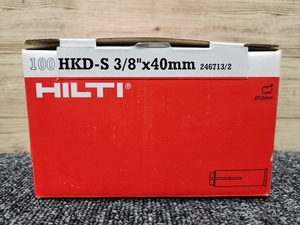 013♪未使用品・即決価格♪HILTI ヒルティ 内部コーン打ち込み式金属系アンカー 100個入 HKD-S 3/8×40ｍｍ 内ねじ 12ｍｍ 長期保管品 ⑥