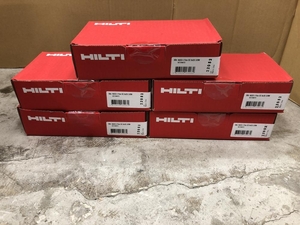 005▽未使用品▽HILTI アンカー　50本×5箱セット　HUS3-I　Flex SC 6×35　3/8W　＃2194872