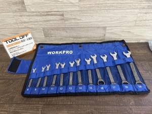 009▼おすすめ商品▼WORKPRO ワークプロ コンビネーションレンチ 12本セット 8-19mm