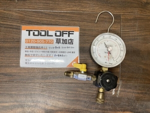 006□1円出品□タスコ 設置針付真空計 TA142BH 動作未確認の為ジャンク