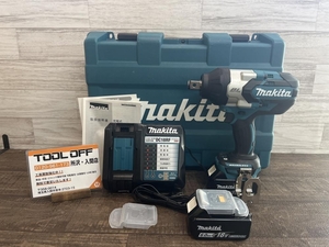 009▼未使用品▼マキタ makita 充電式インパクトレンチ バッテリ2個＋充電器付き TW1001DRGX 19mm角ドライブ 18V 800N・m