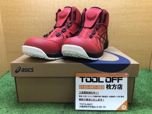 014〇未使用品・即決価格〇アシックス ASICS 安全靴 WINJOB CP304 BOA 26.5cm CLASSIC RED/BLACK