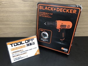 016■未使用品■BLACK+DECKER スマートドリルドライバー KR112