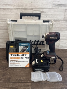 009▼おすすめ商品▼makita マキタ 充電式インパクトドライバ TD172DRGX バッテリー2個＋充電器付 充電回数120/16 動作OK