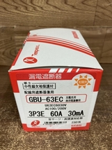 002○未使用品○テンパール 太陽光用　漏電遮断器 GBU-63EC 3P3E 60A 30mA　太陽光用　商用電源側用　高崎店_画像5