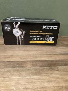 020♪未使用品♪キトー　KITO レバーブロック LX005　0.5t　保管品