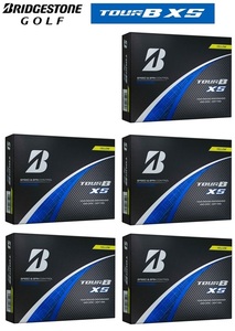 ブリヂストン TOUR B XS ツアーB XS 2024年モデル ゴルフボール 5ダースセット イエロー