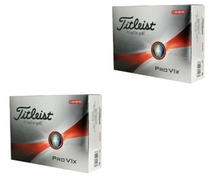 タイトリスト PROV1x プロV1x 2ダースセット ダブルナンバー