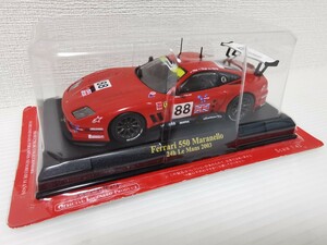 送料300〜★未開封★ アシェット 公式フェラーリF1コレクション Ferrari 550 Maranello 24h Le Mans 2003 ル・マン 1/43スケール ミニカー