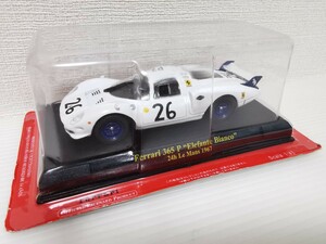 送料300円〜★未開封★ アシェット 公式フェラーリF1コレクション Ferrari 365 P Elefante Bianco 24h Le Mans 1967 1/43スケール ミニカー