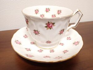 豊JCH39/6J●AYNSLEY ROSE DALE エインズレイ ローズデール カップ＆ソーサー 洋食器 中古品 ●