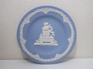 豊F642/6J◆WEDGWOOD ウェッジウッド ジャスパー プレート 直径17㎝ 美品◆