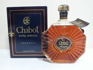 豊F600/8自〇Chabot ARMAGNAC EXTRA SPECIAL シャボー アルマニャック 未開栓 古酒 箱付〇