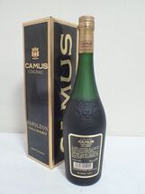 豊F793/8J自〇古酒 未開栓 コニャック カミュ ナポレオン CAMUS VIEILLE RESERVE COGNAC 箱付き〇_画像4