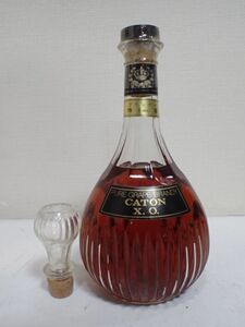 豊F734/8J自〇古酒 未開栓 CATON カトン XO ブランデー 特級 PURE GRAPE BRANDY 700ml 40度〇